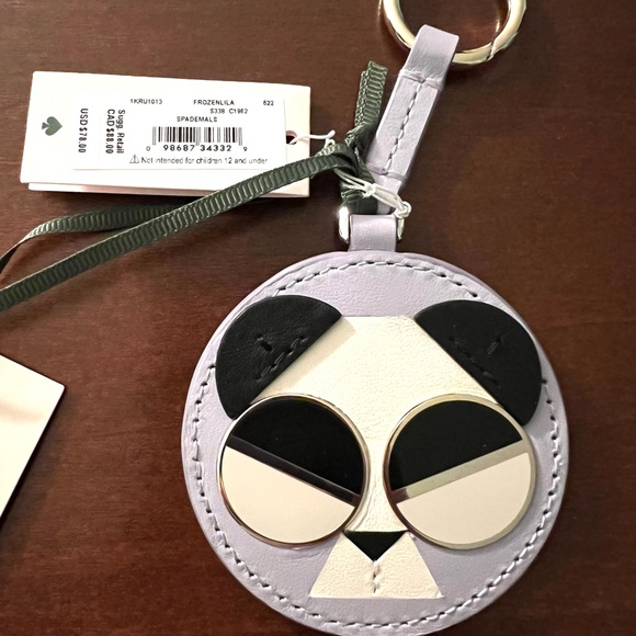 Kate Spade Panda Keychain RARE - Picture 2 of 4